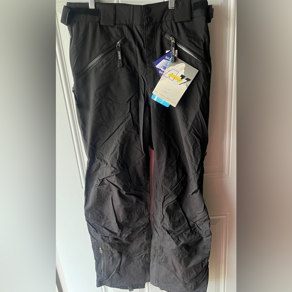 NWT Men’s Avus Touring Pants Black Waterproof Breathable Weather Barrier Medium - Picture 1 of 11